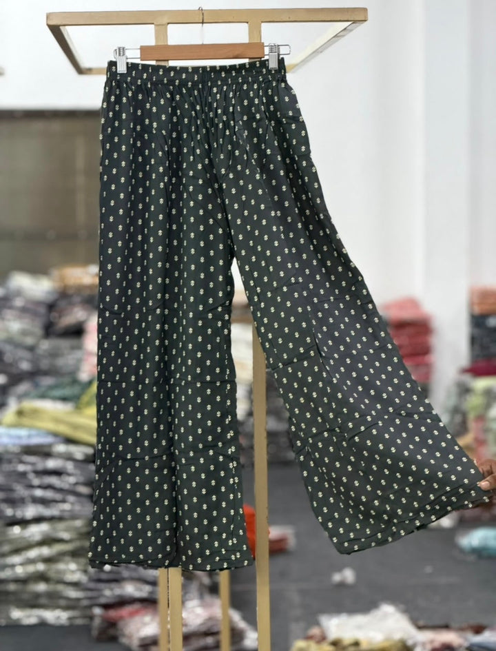 PINTED PALAZZO PANTS - NUWA - 2501