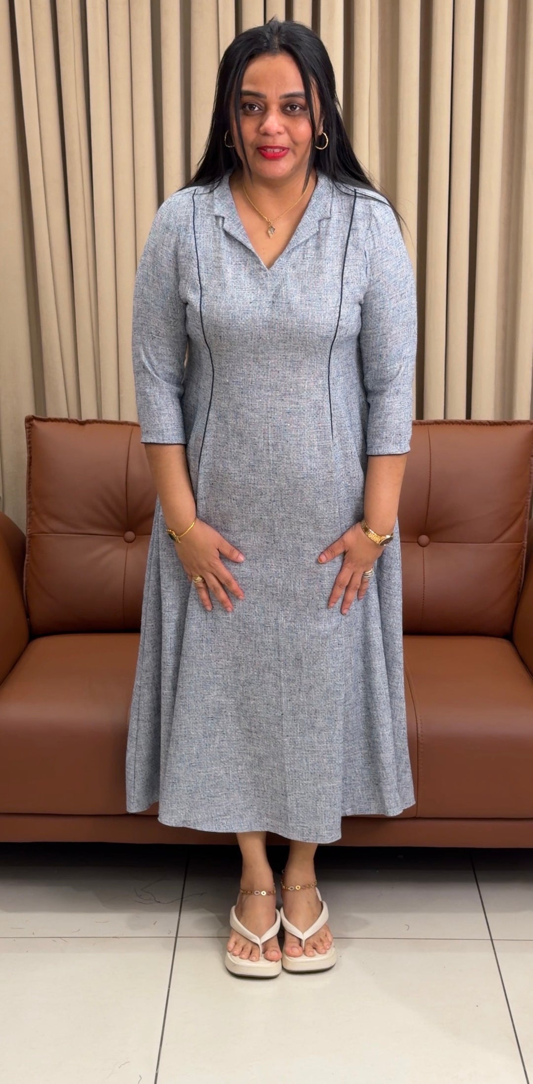 IN-HOUSE COTTON LINEN ALINE TOPS - NUWA-1882