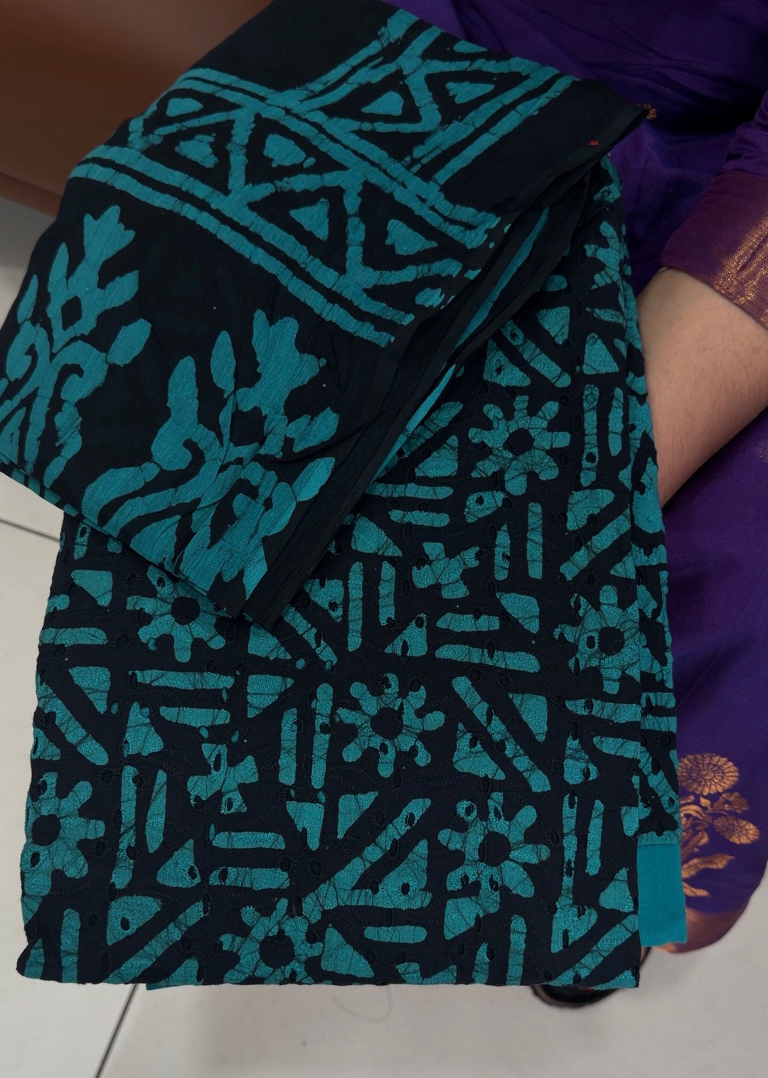 BATIK PRINTED UNDTITCHED SALWAR SUITS - NUWA-1605