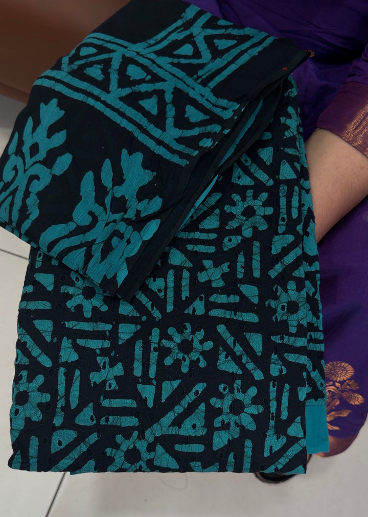 BATIK PRINTED UNDTITCHED SALWAR SUITS - NUWA-1605