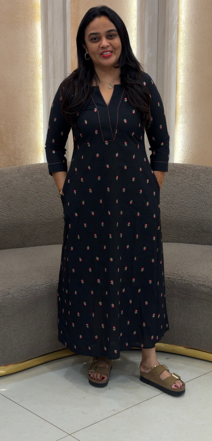 DESIGNER MULMUL FROCKS - NUWA-1206