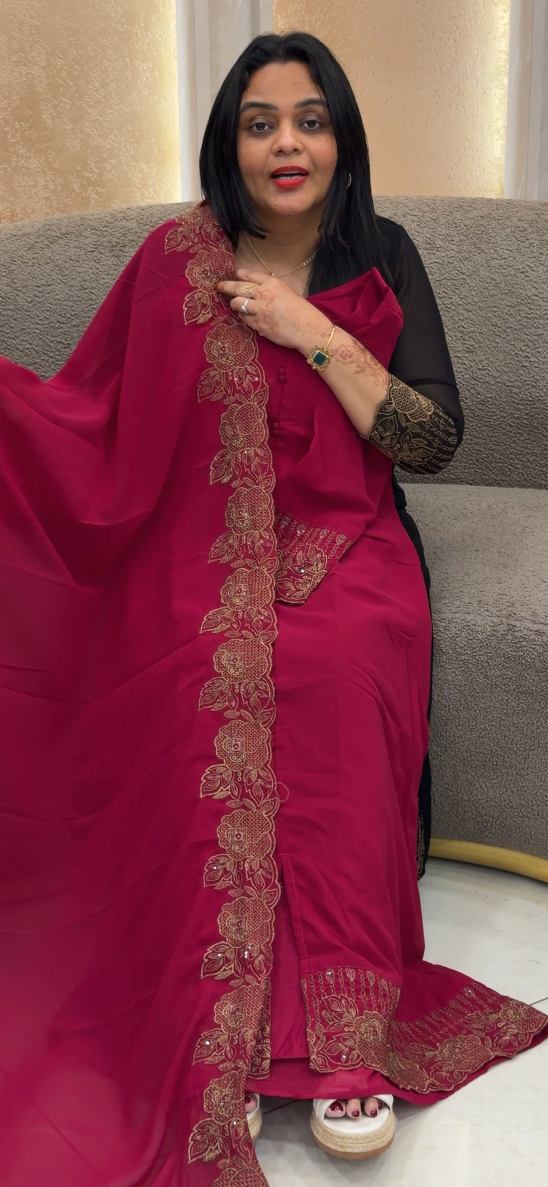 ALINE TOP, BOTTOM AND DUPATTA - NUWA - 1285