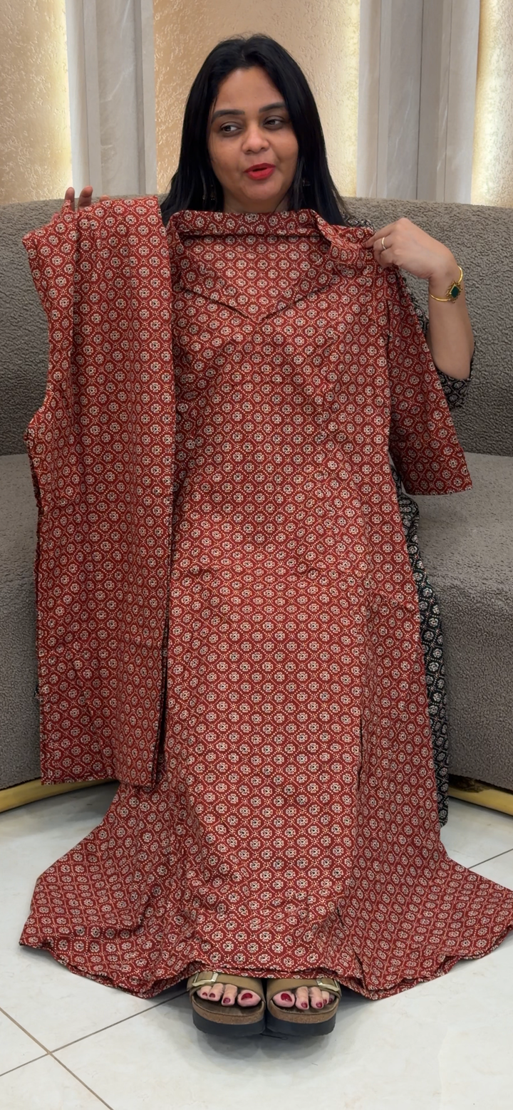 COTTON PRINTED TOP AND BOTTOM - NUWA - 1500