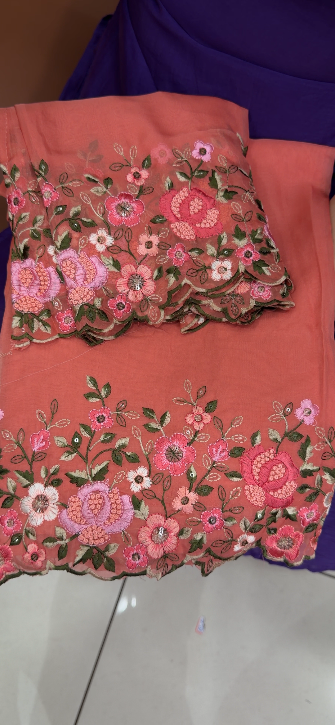 SOFT ORGANZA UNSTITCHED SALWAR SUITS - NUWA - 1551