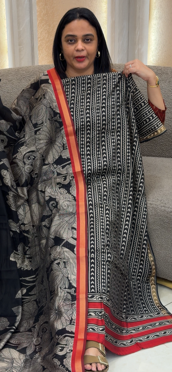 PRINTED MAHESWARI UNSTITCHED SALWAR SUITS - NUWA-1399