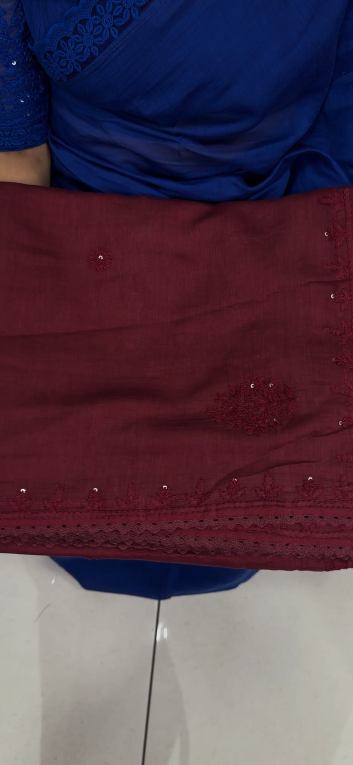 CHIKANKARI SAREES - NUWA-1391