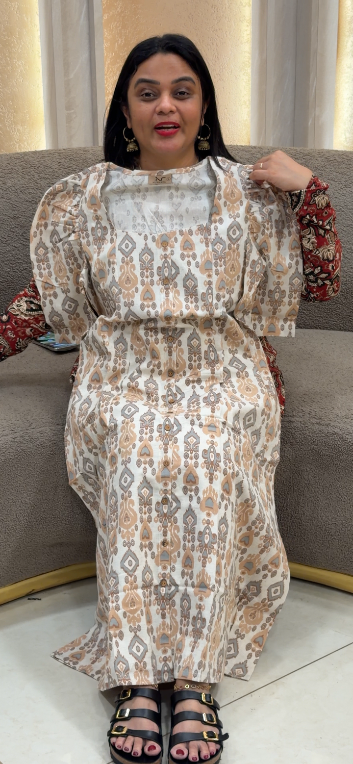 PRINTED COTTON FROCKS - NUWA - 1662