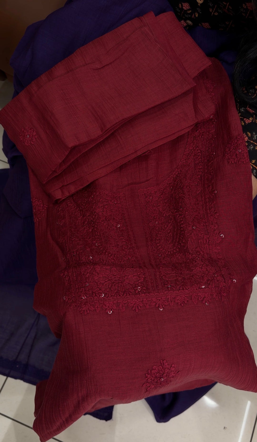 MALAI CHANDERI UNSTITCHED SALWAR SUITS - NUWA-1834