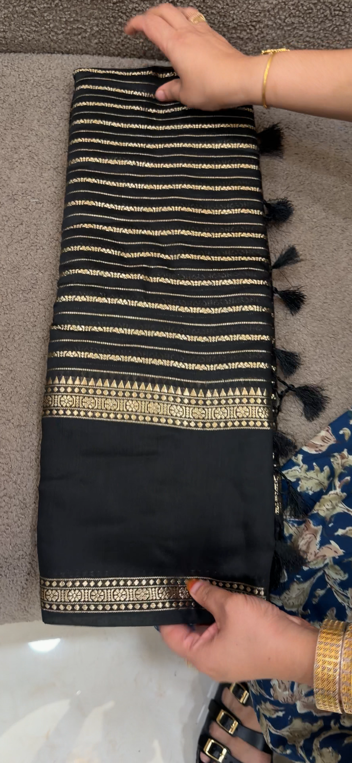 MALAI CHANDERI SAREES - NUWA - 1629