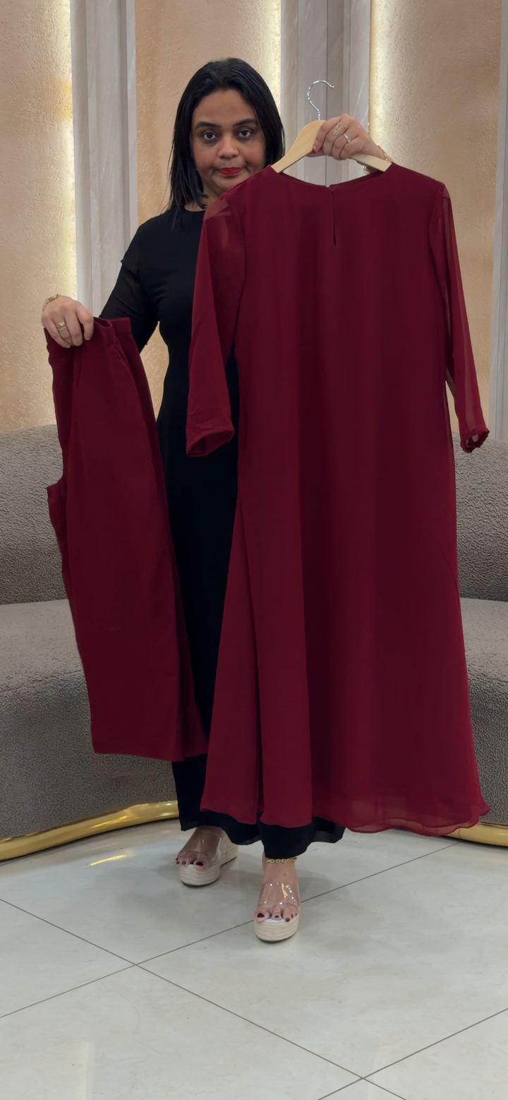 ALINE TOP AND BOTTOM ( WITH OUT SLEEVE ) - NUWA - 1185
