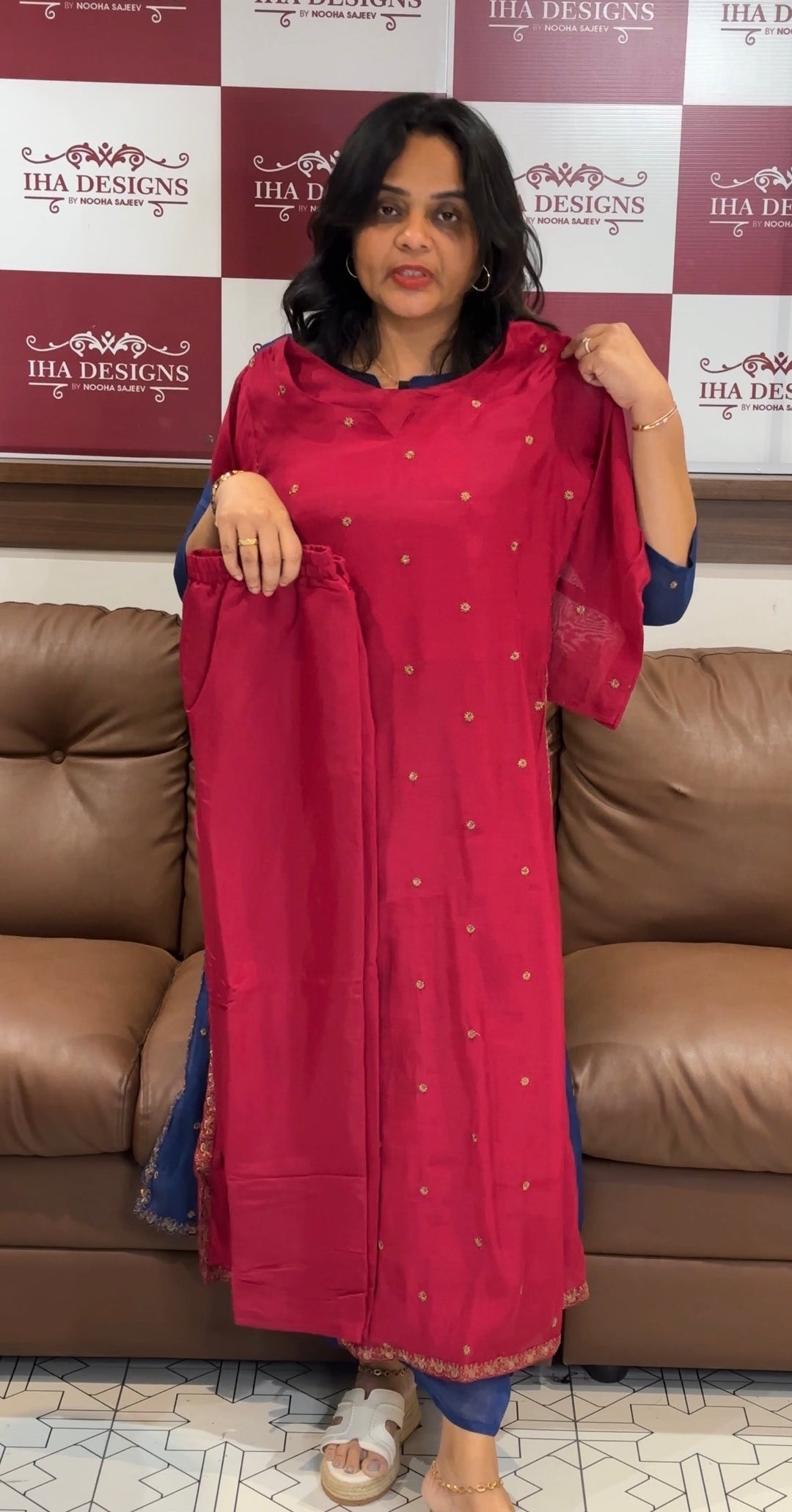 MUL CHANDERI CO-ORDS SETS - NUWA-1286