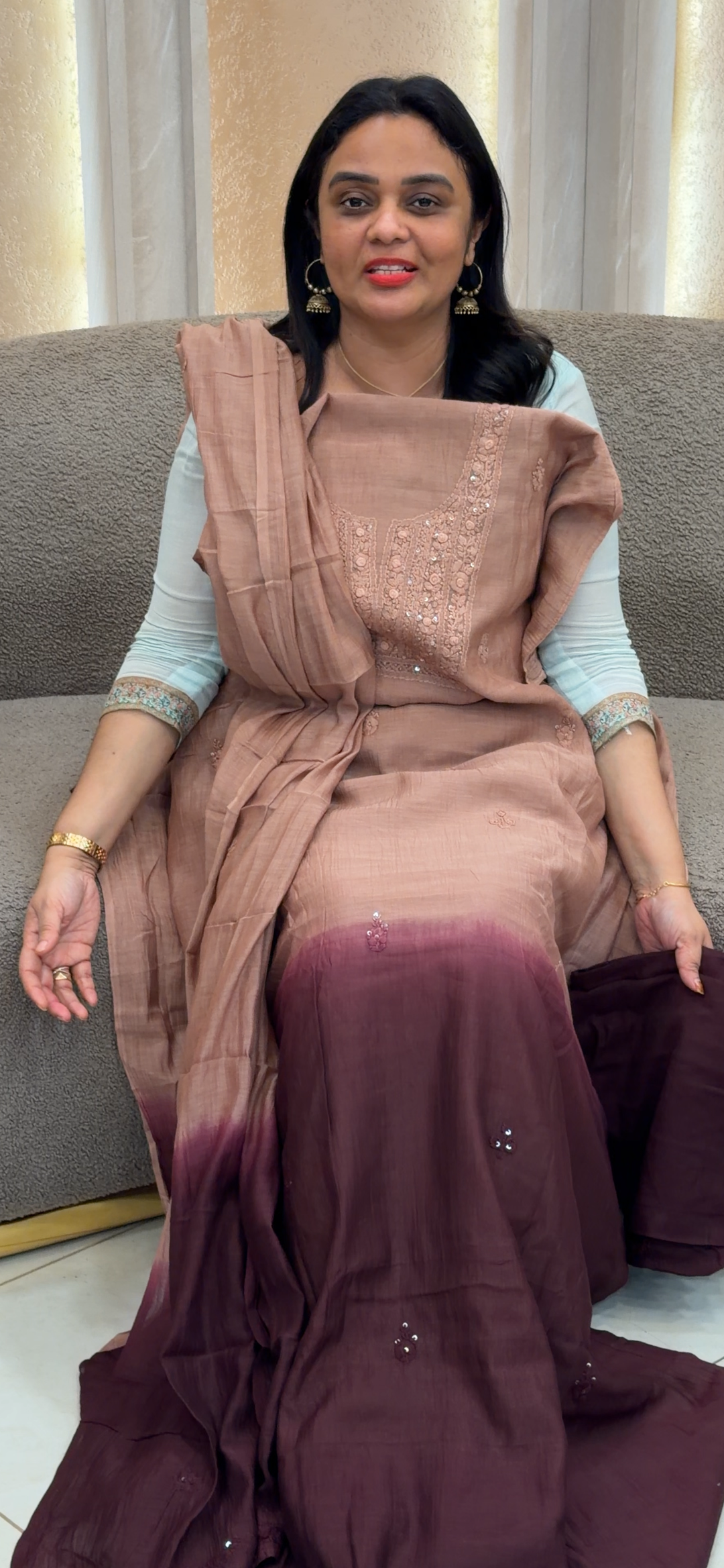 MUL CHANDERI  UNSTITCHED SALWAR SUITS - NUWA -1432