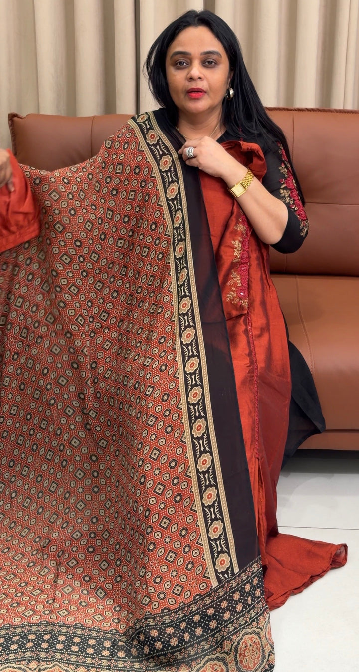 READY TO WEAR  TOP,BOTTOM AND DUPATTA - NUWA-2183