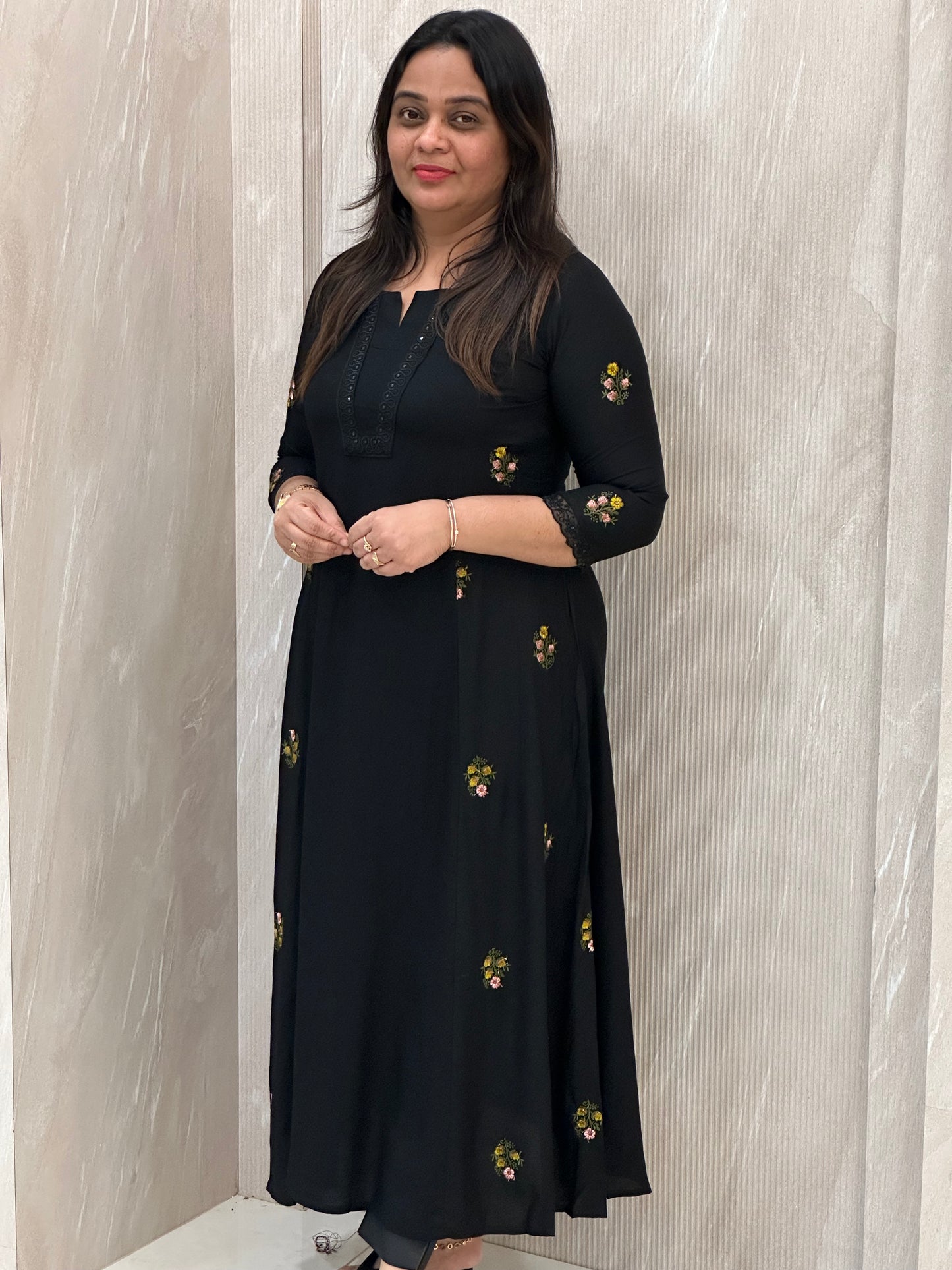 SEMI PARTY WEAR ALINE TOPS - NUWA-005