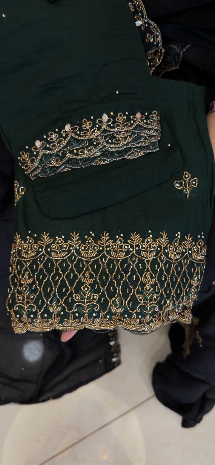 BANARASI MUL UNSTITCHED SALWAR SUITS - NUWA - 2065
