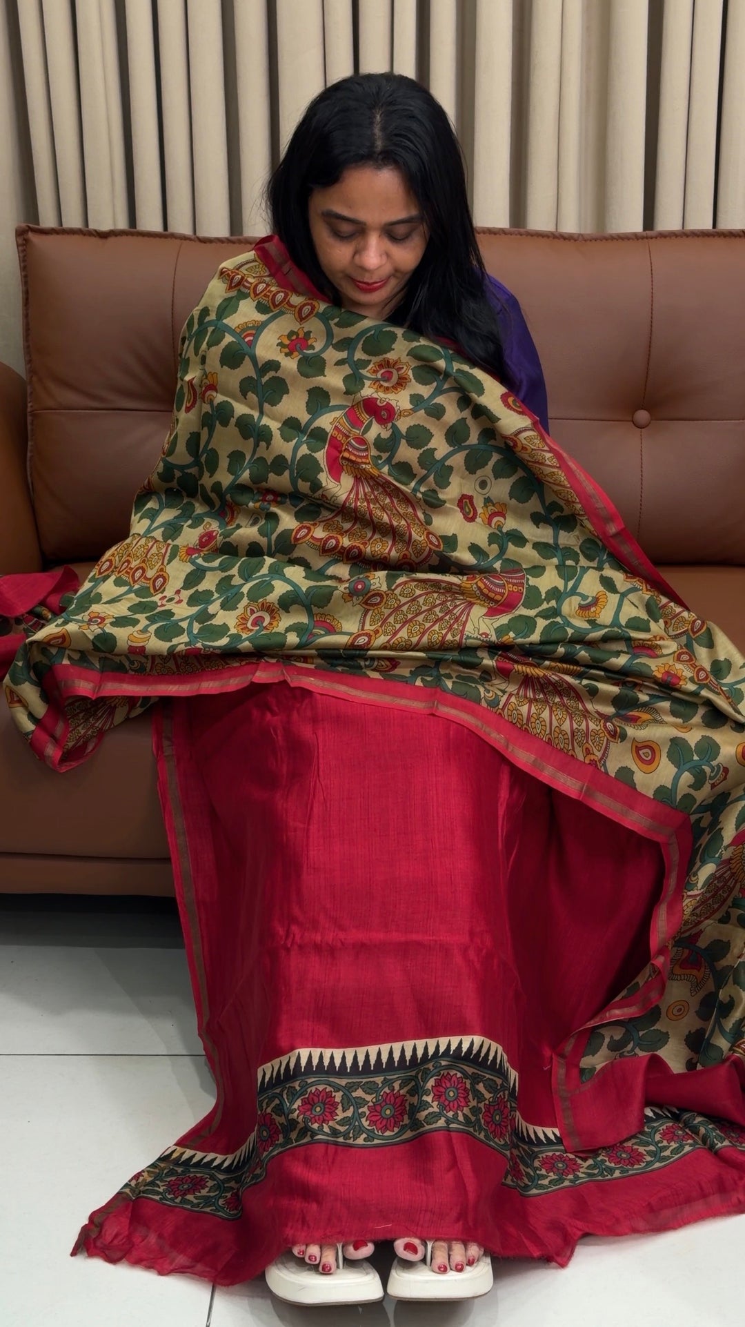 MAHESWARI SILK UNSTITCHED SALWAR SUITS - NUWA-1796