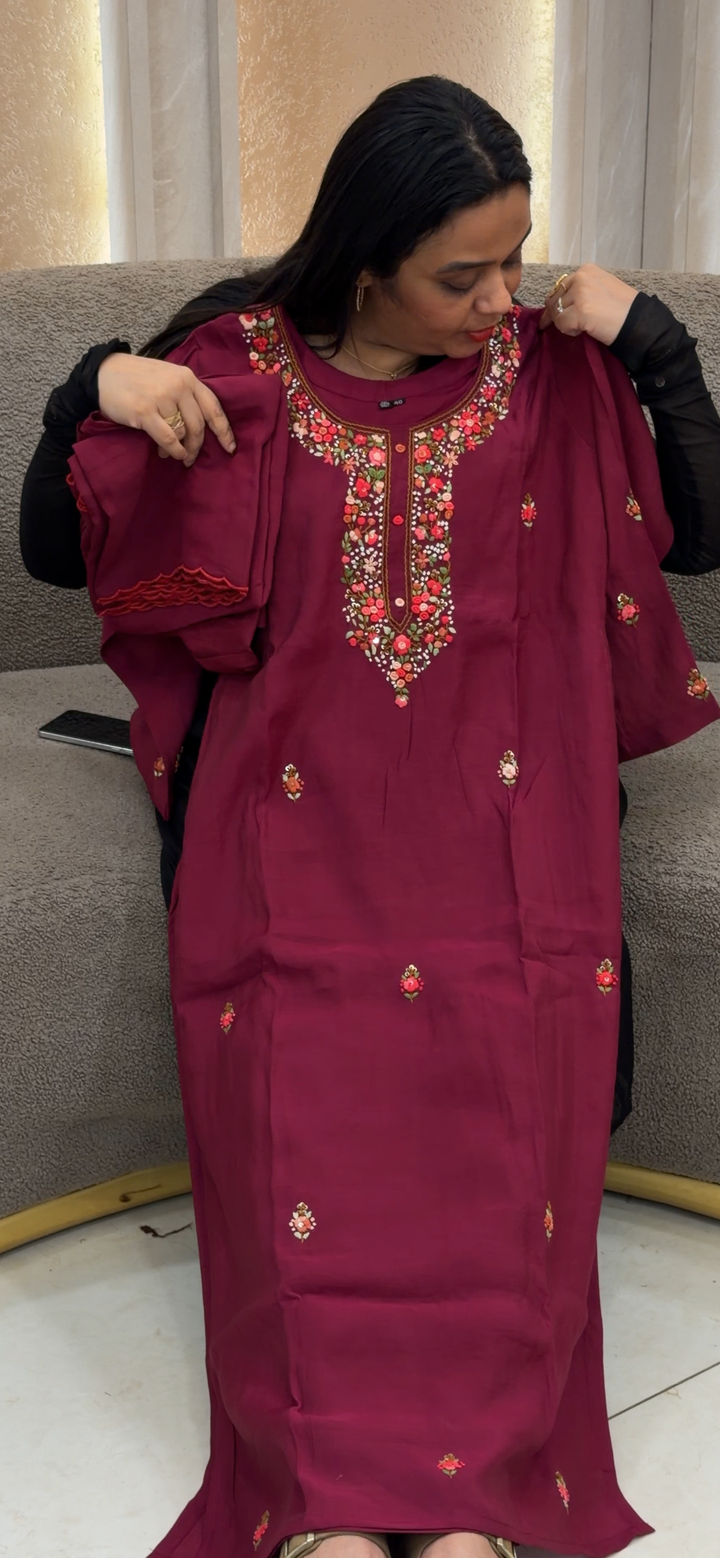 BANARASI MUL TOP, BOTTOM AND DUPATTA  - NUWA - 1110
