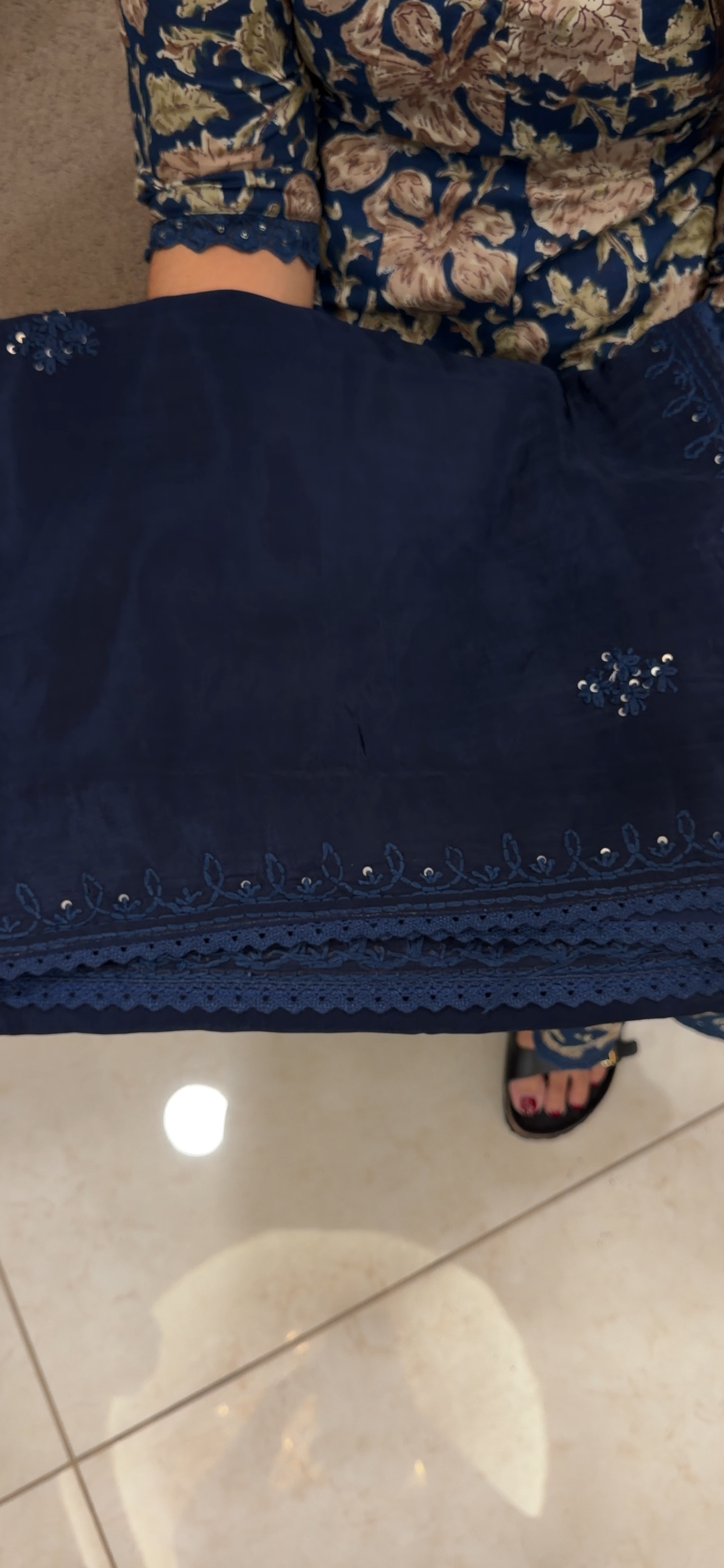 VISCOSE CRAPE CHIKANKARI SAREES - NUWA - 1623