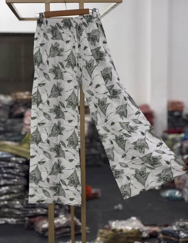 PINTED PALAZZO PANTS - NUWA - 2501