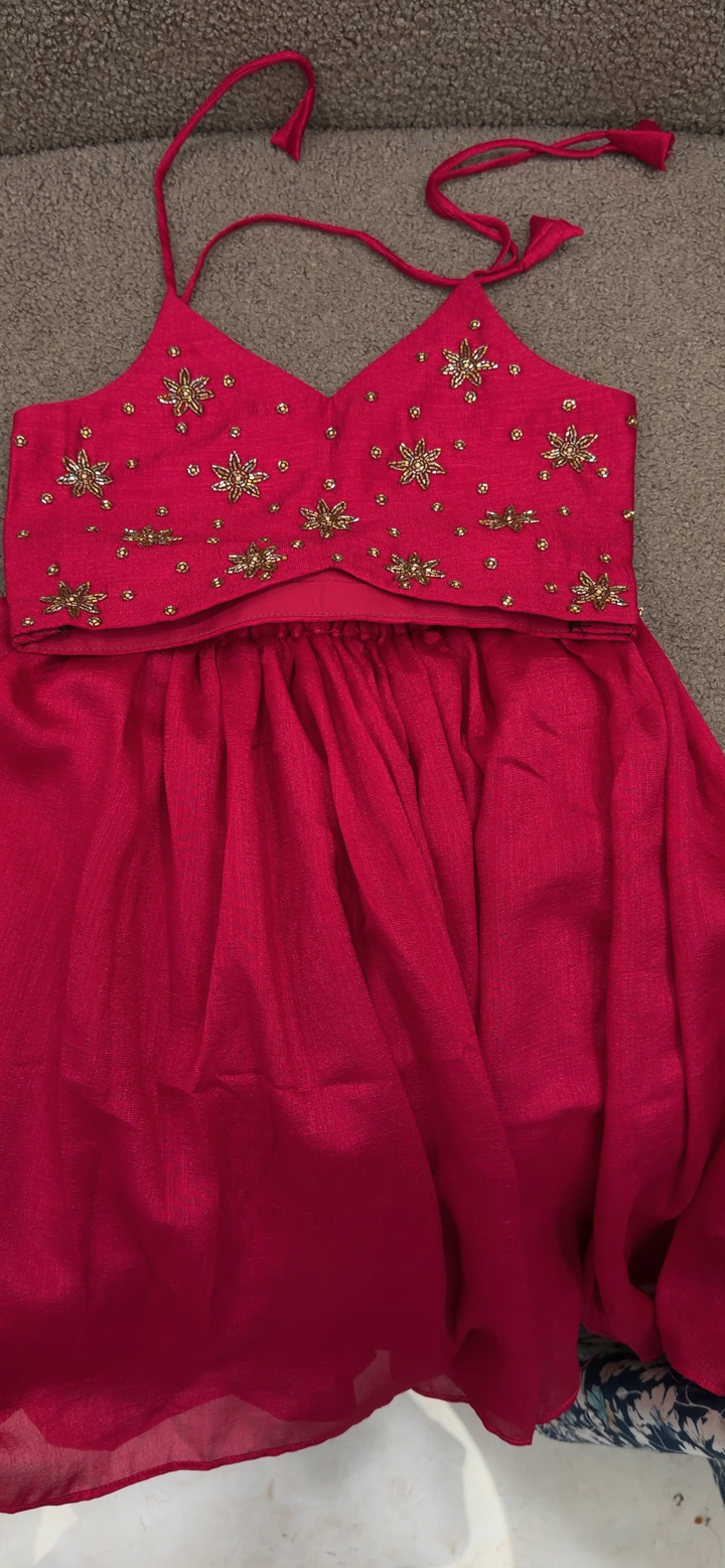 IN-HOUSE KIDS CROP TOP AND SKIRTS - NUWA - 2404