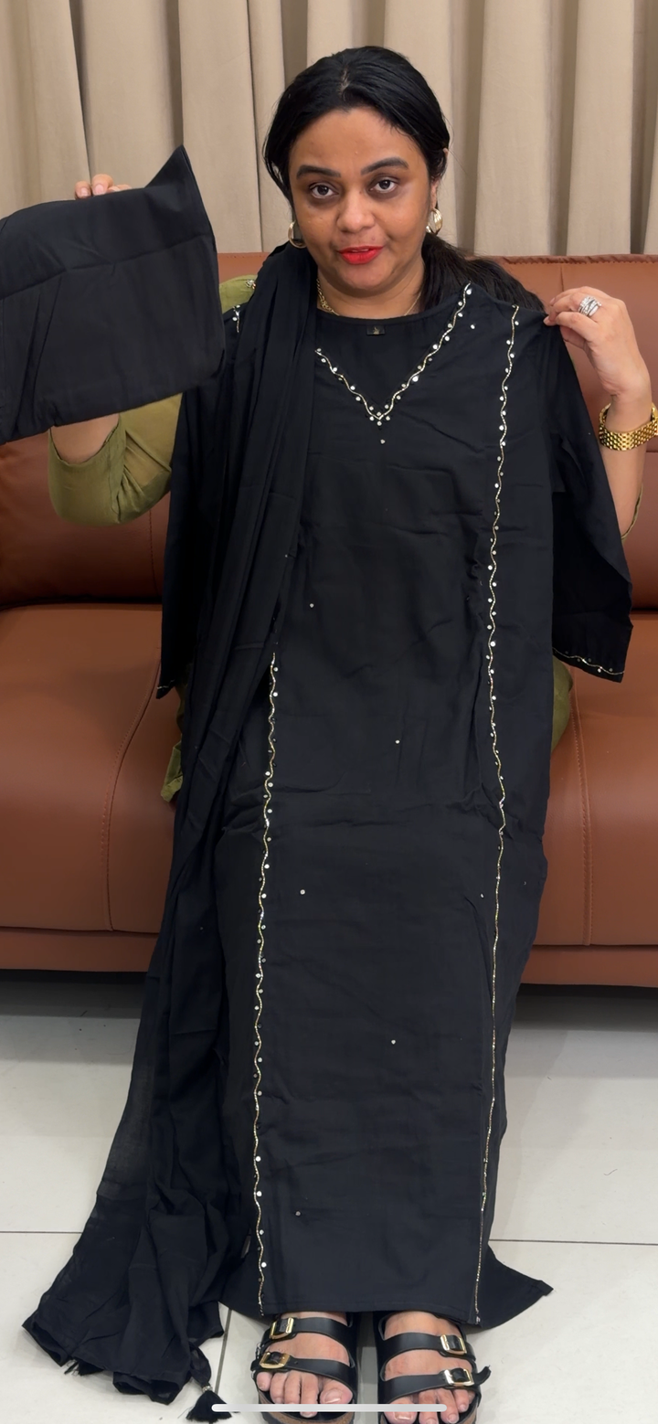 COTTON TOP, BOTTOM AND DUPATTA - NUWA - 2189