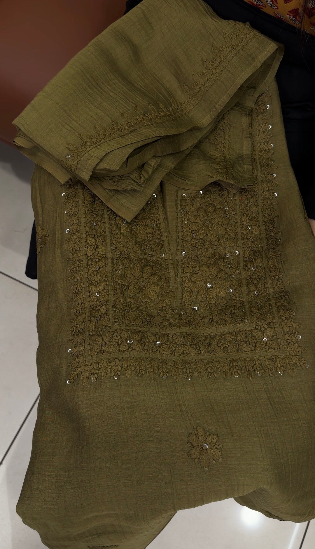MUL CHANDERI UNSTITCHED SALWAR SUITS - NUWA-1508