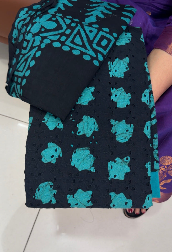 BATIK PRINTED UNDTITCHED SALWAR SUITS - NUWA-1605
