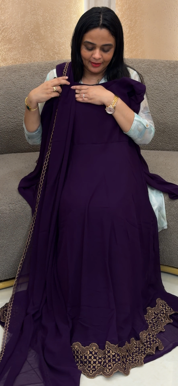 ANARKALI TOP AND DUPATTA - NUWA - 2329