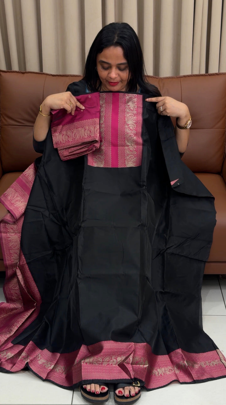 SEMI SILK UNSTITCHED SALWAR SUITS - NUWA-1734