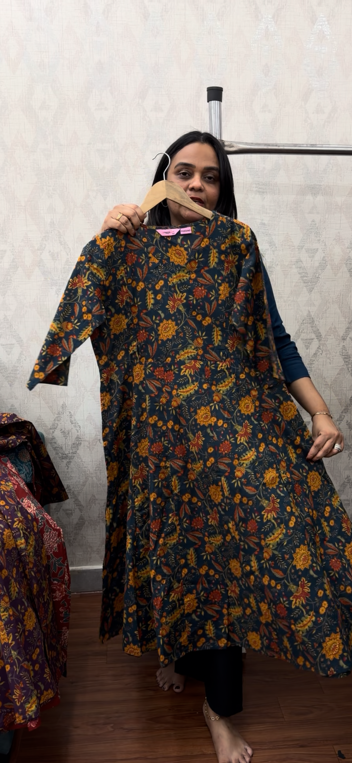 PRINTED ANARKALI TOPS - NUWA- 717