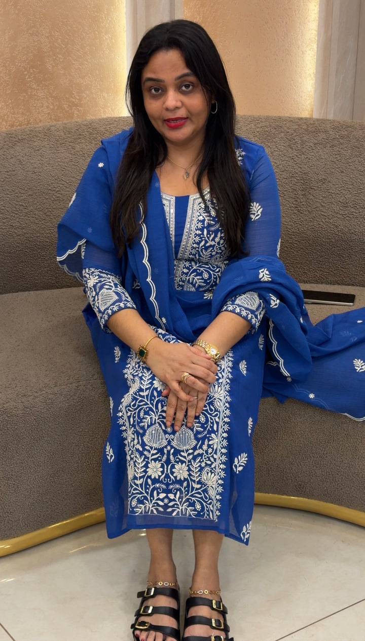 MUL CRUSHED UNSTITCHED SALWAR SUITS - NUWA-1761