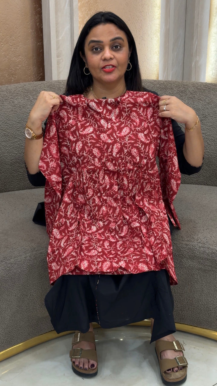 PRINTED SHORT TOPS - NUWA 1096