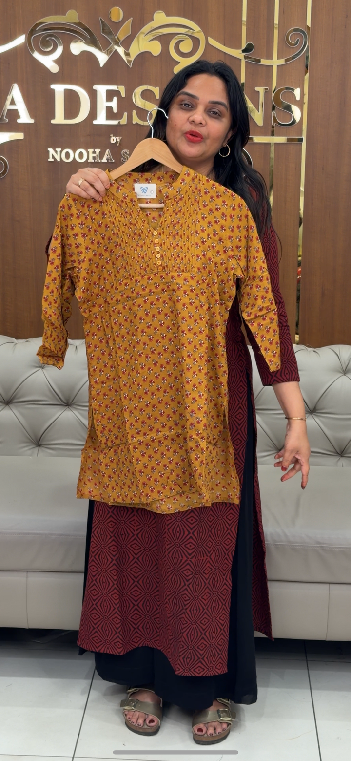 PRINTED SHORT TOPS - NUWA - 399