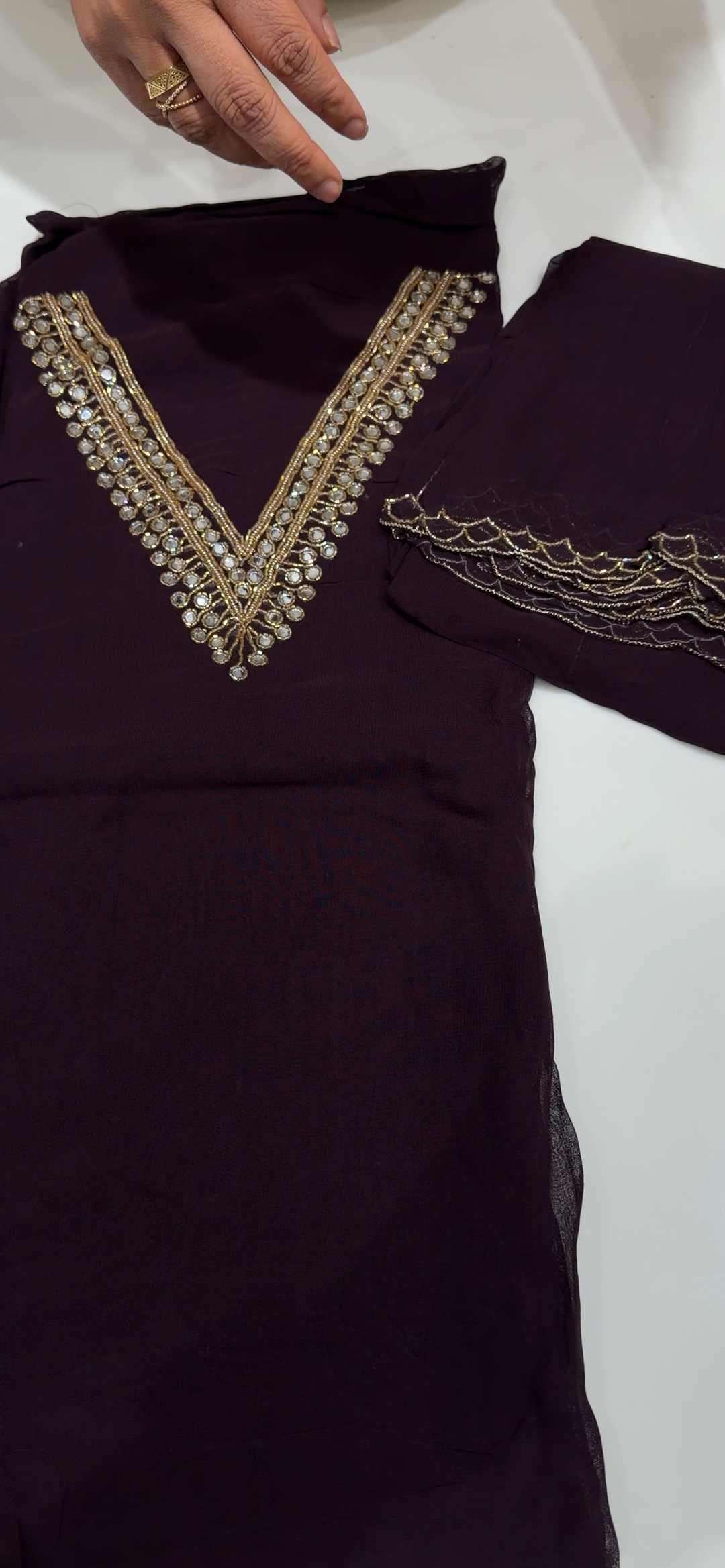 UNSTITCHED SALWAR SUITS - NUWA - 1744