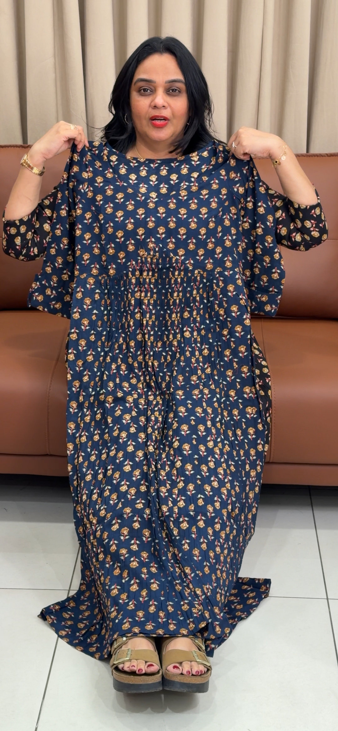 PRINTED COTTON ALIYA CUT TOPS - NUWA - 1348