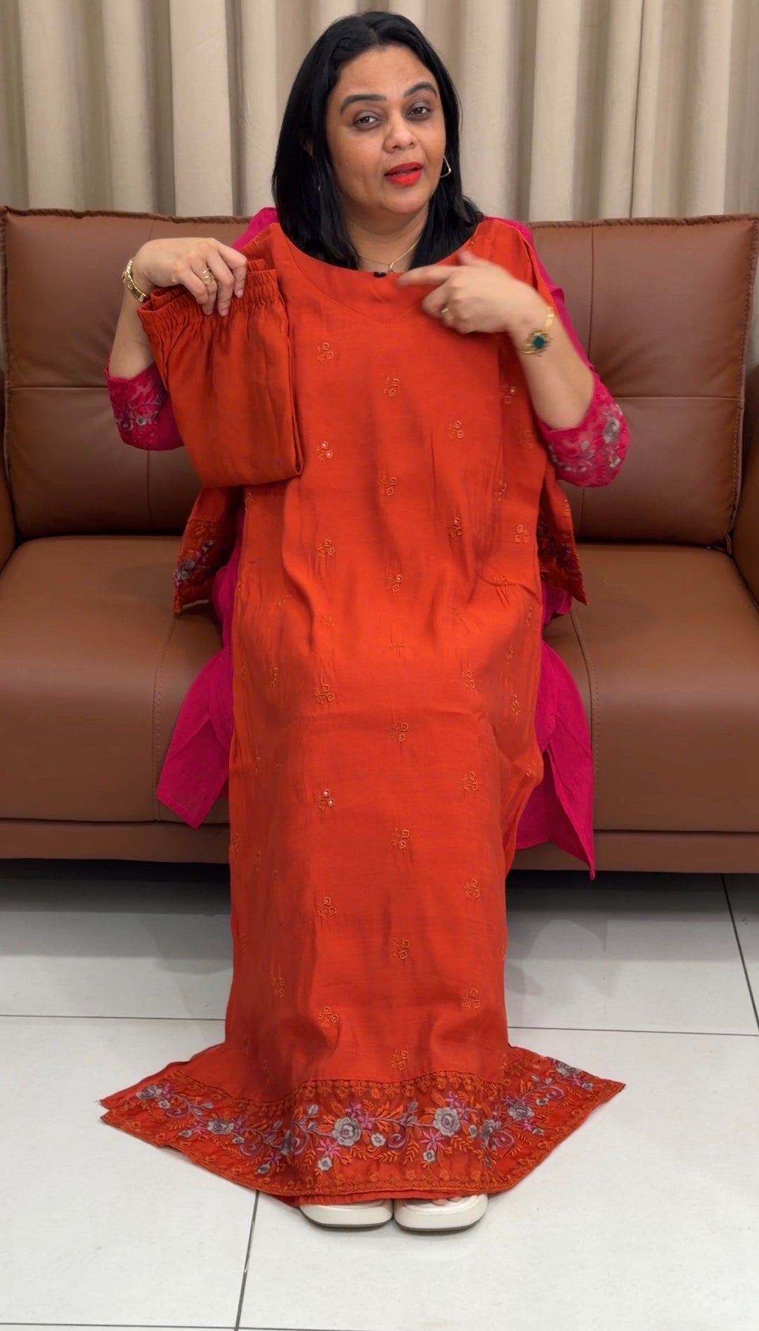 MALAI CHANDERI CO-ORDS SETS - NUWA-1415