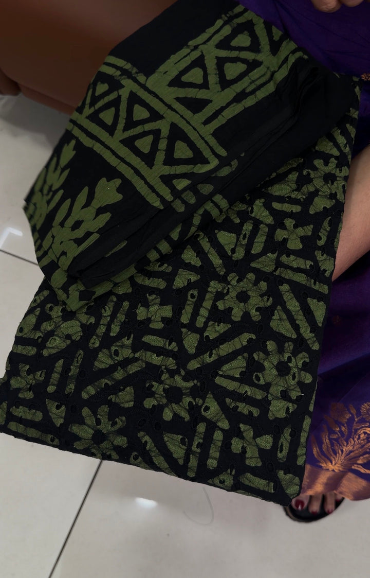 BATIK PRINTED UNDTITCHED SALWAR SUITS - NUWA-1605