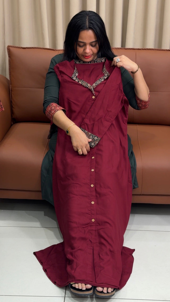 IN-HOUSE RAYON TUNIC TOPS - NUWA-2121