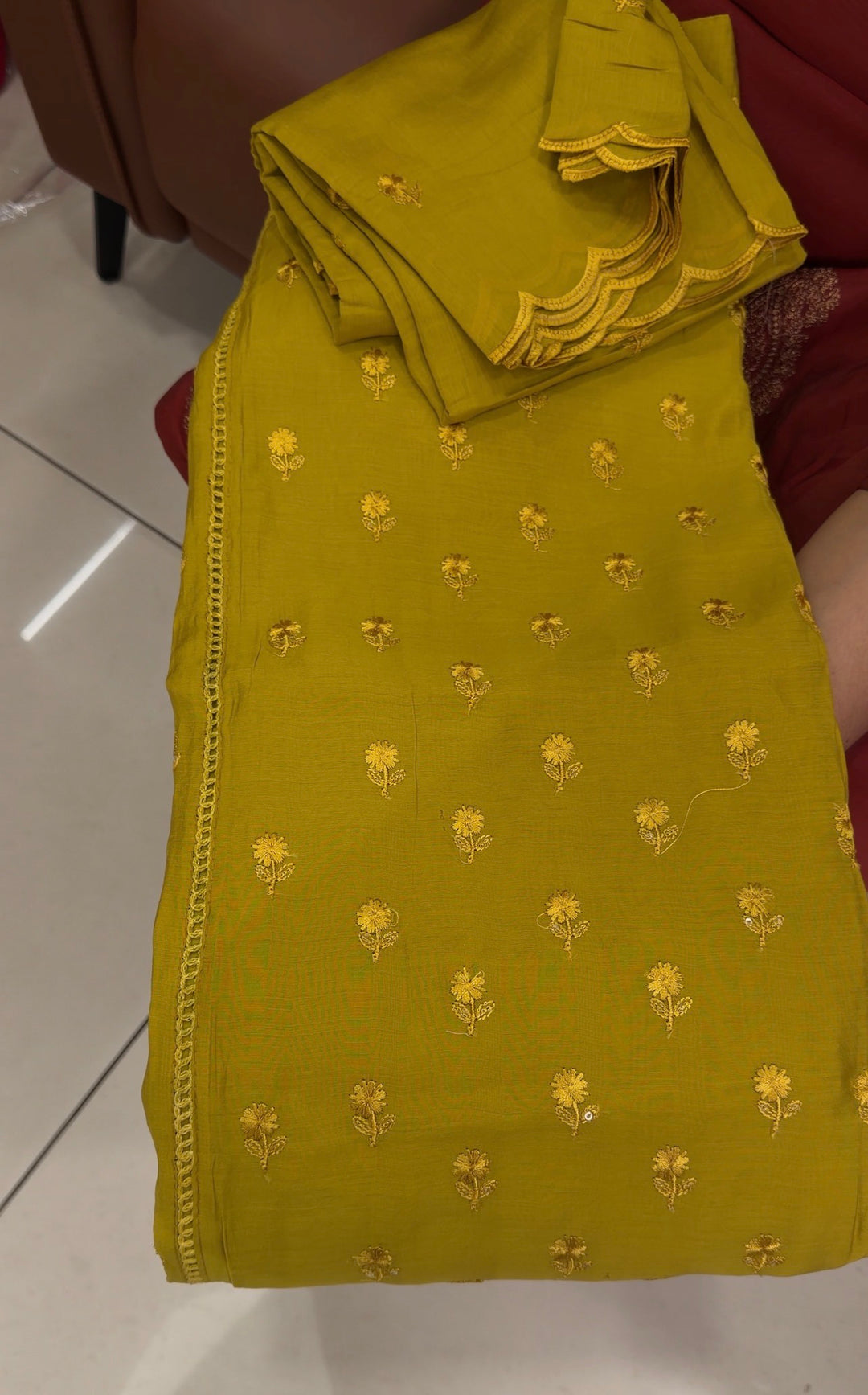 MALAI CHANDERI UNSTITCHED SALWAR SUITS - NUWA-1841