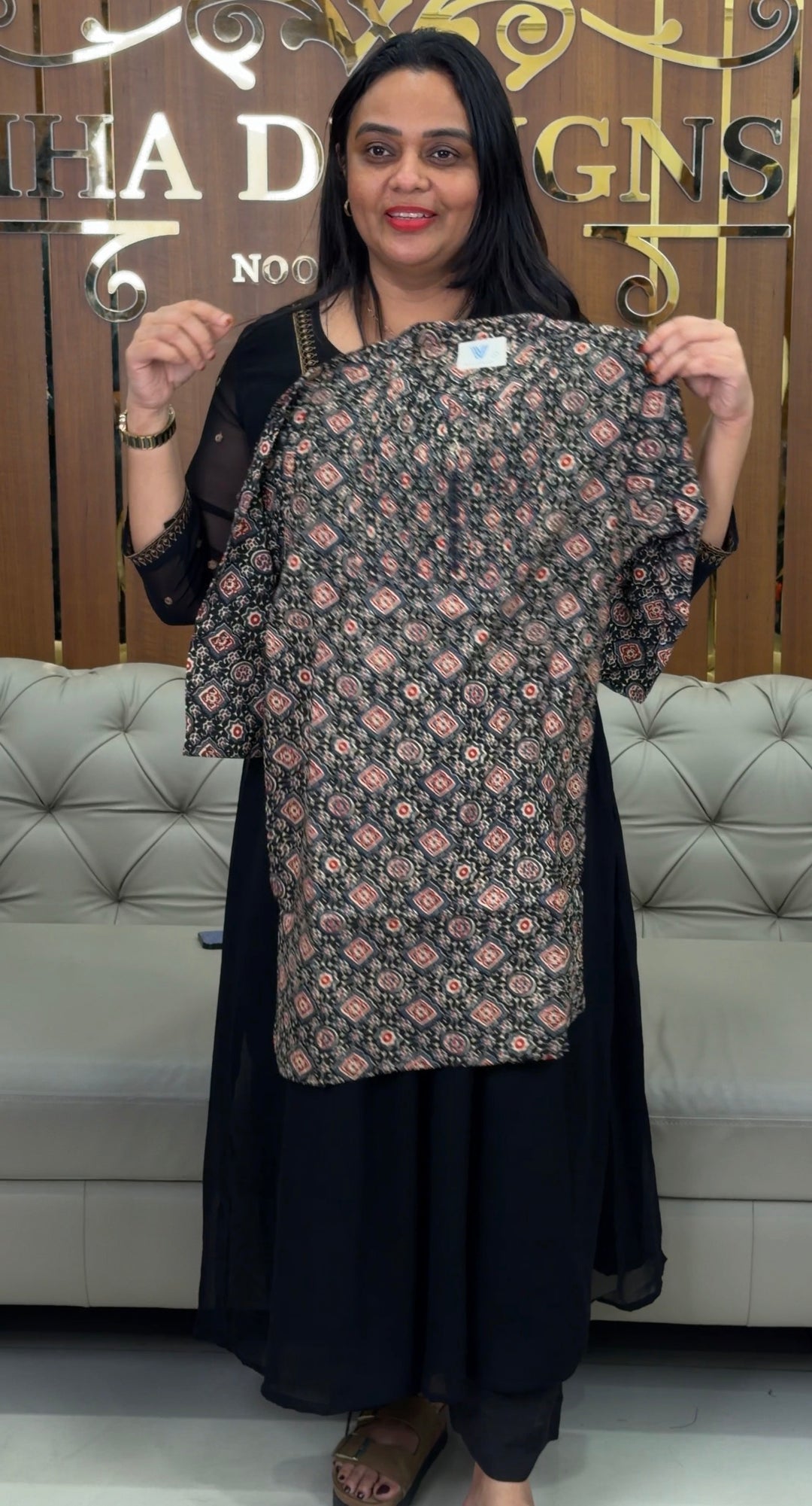 PRINTED COTTON TOPS - NUWA-1066