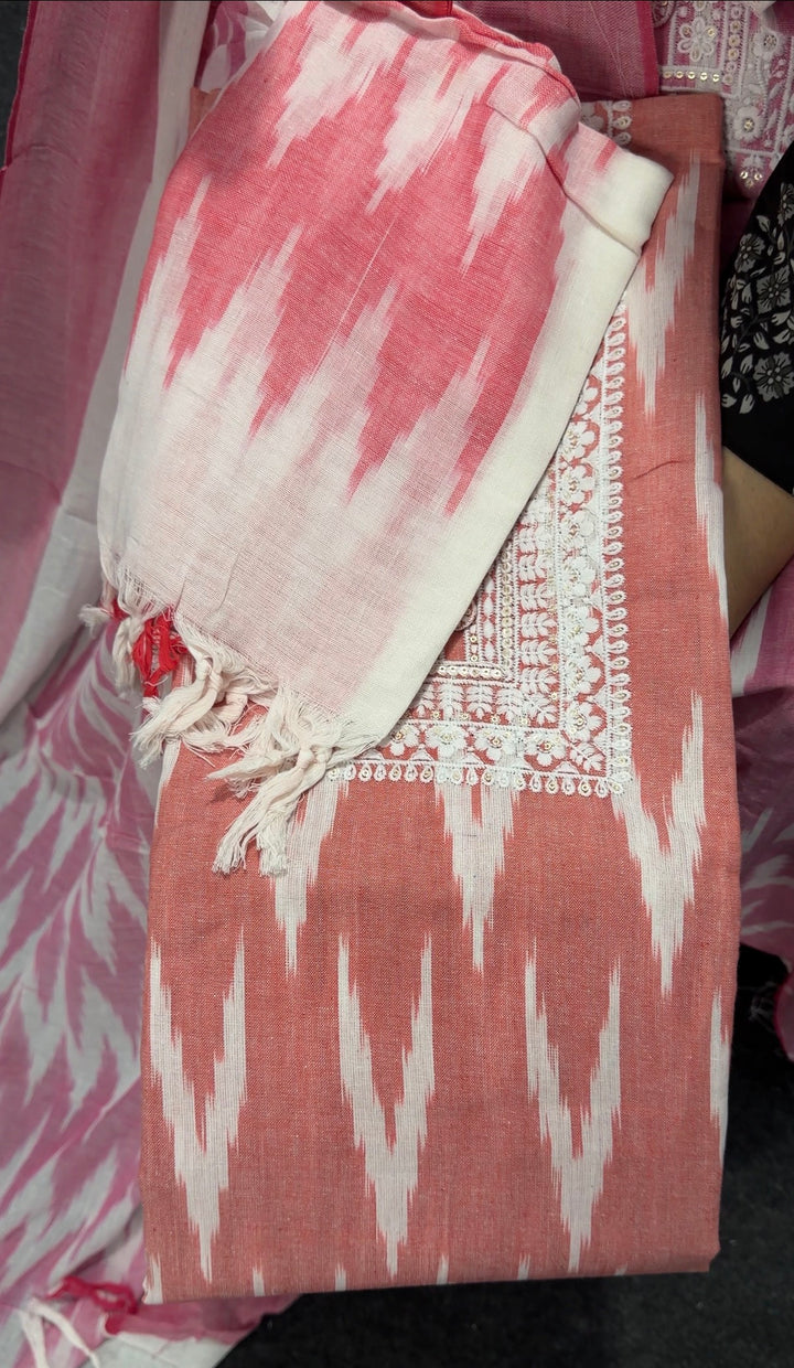 IKAT PRINTED UNSTITCHED SALWAR SUITS - NUWA - 2538