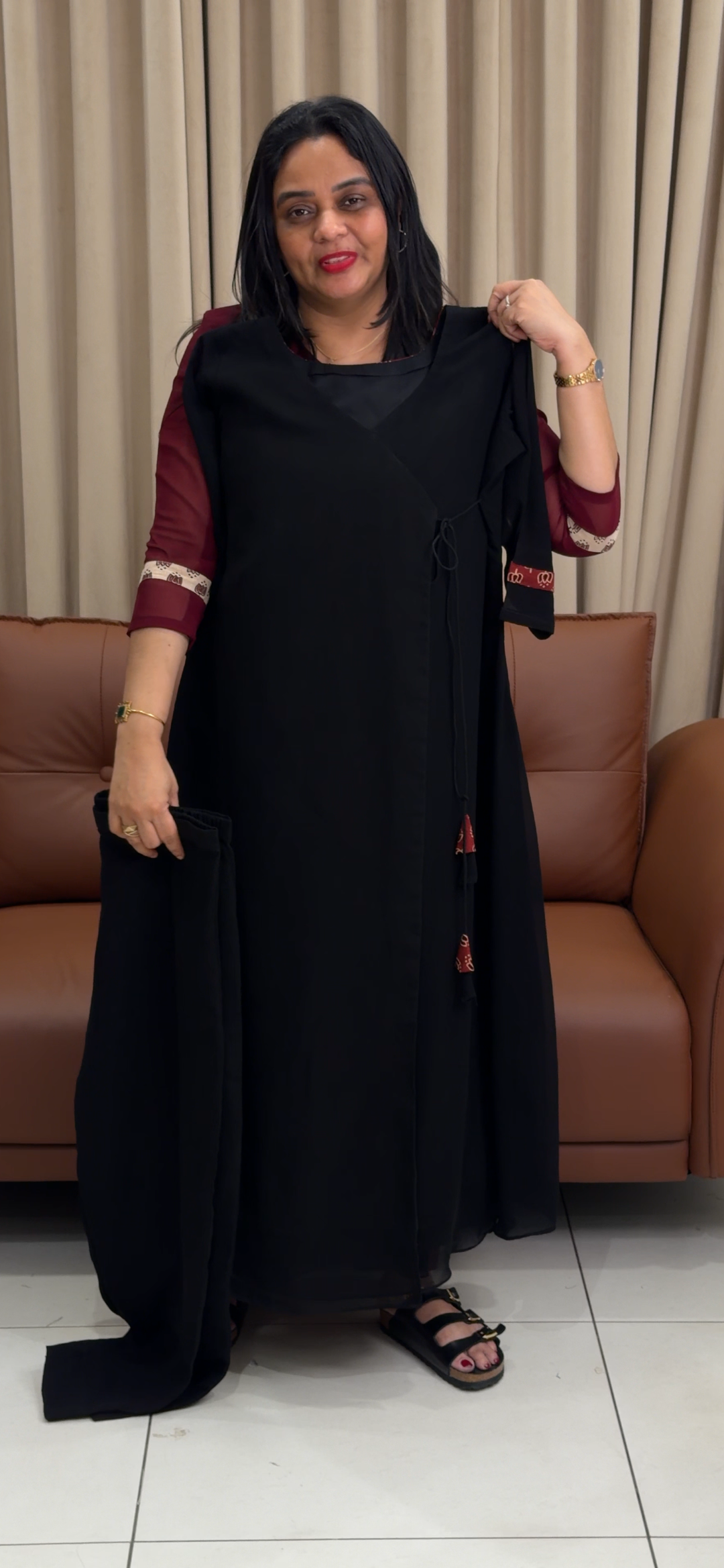 IN-HOUSE FAUX GEORGETTE TOP AND BOTTOM - NUWA - 1635