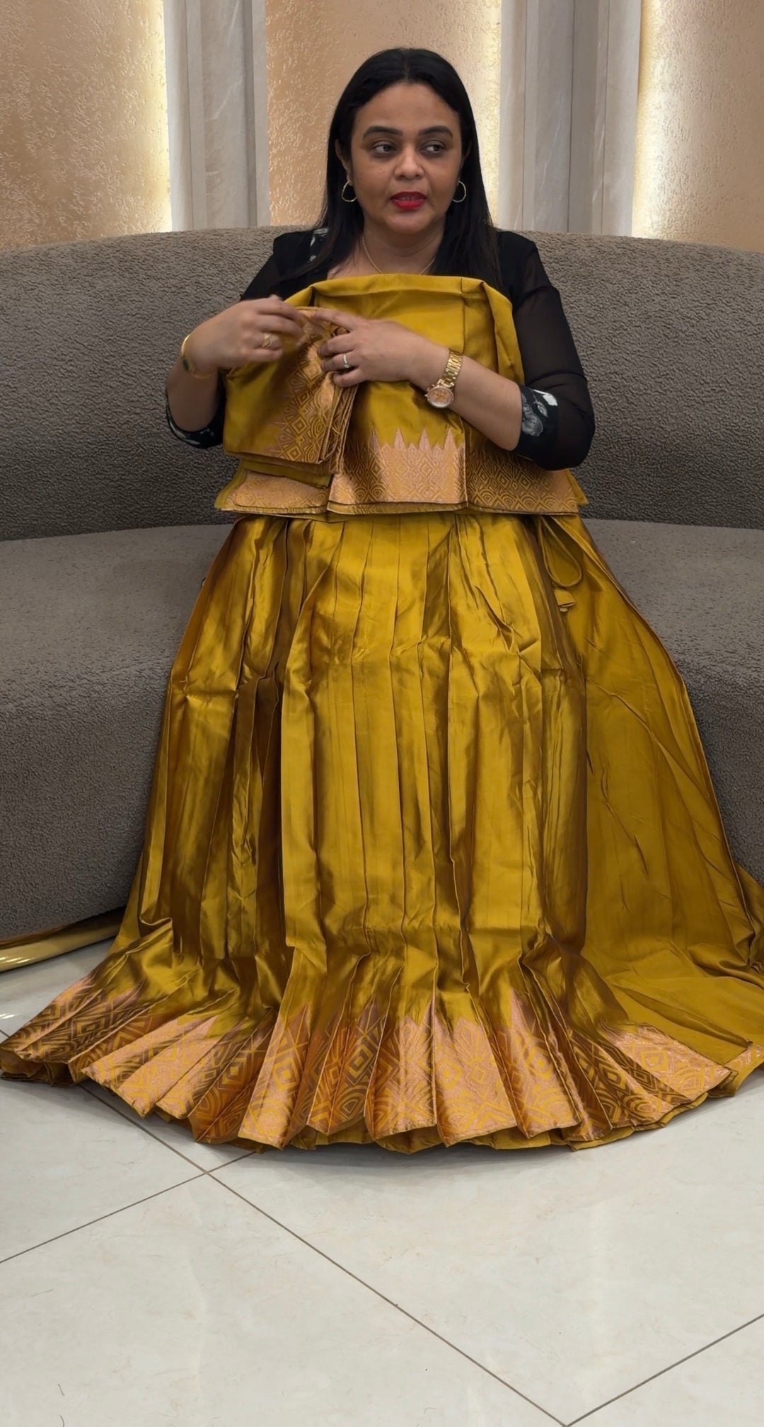 SEMI STITCHED DHAWANI -NUWA-1760