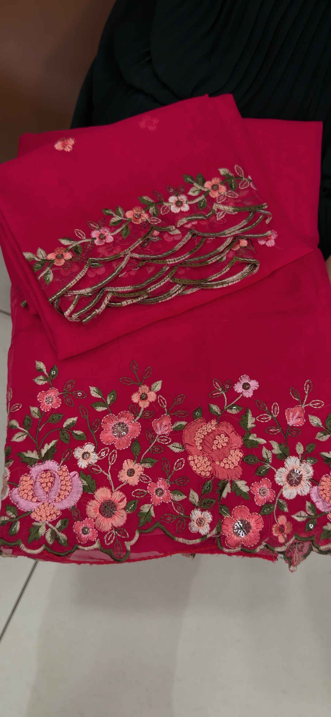 SOFT ORGANZA UNSTITCHED SALWAR SUITS - NUWA - 1892