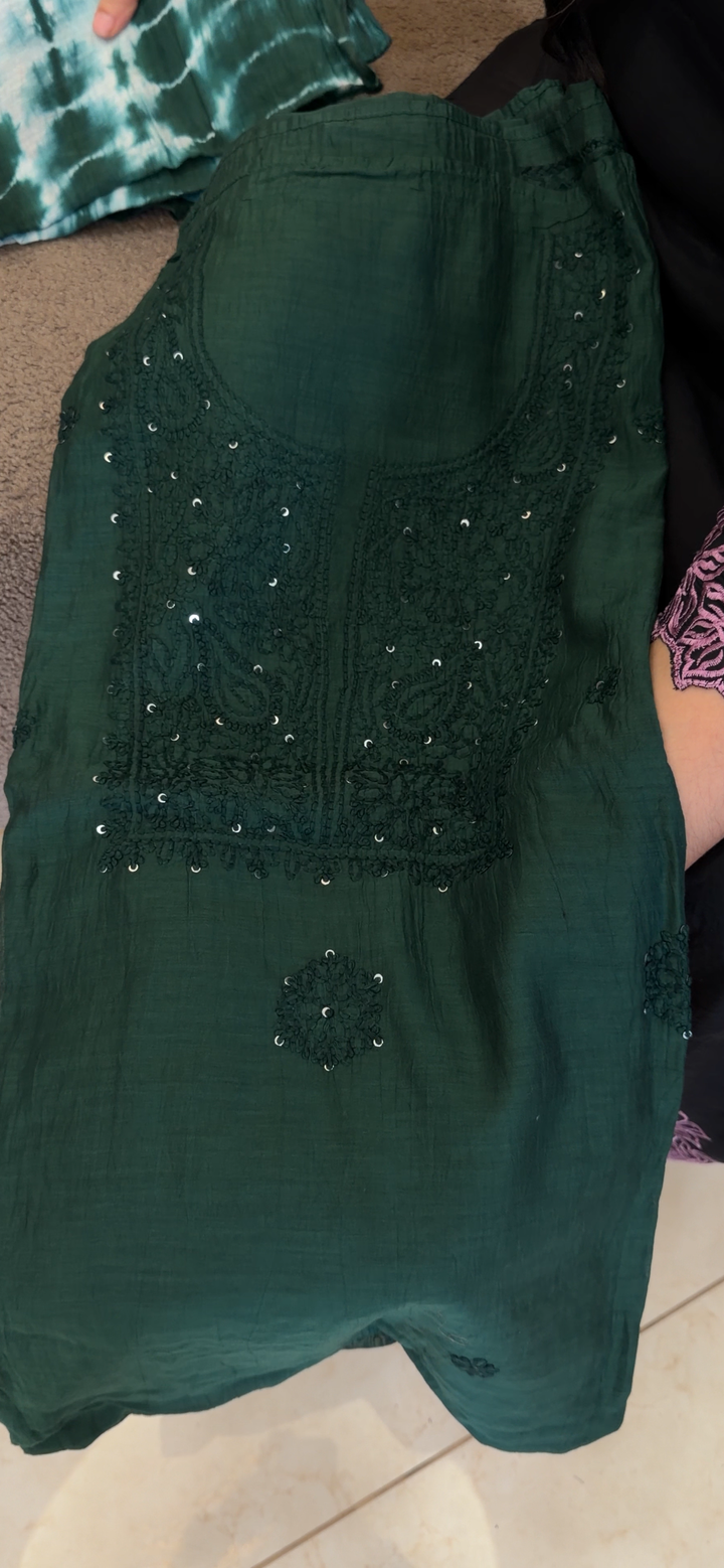 MALAI UNSTITCHED SALWAR SUITS - IHA 2083
