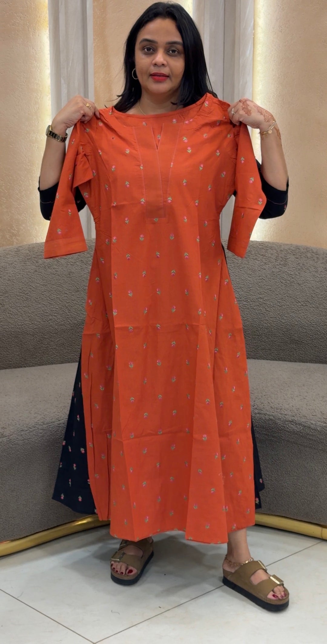 DESIGNER MULMUL FROCKS - NUWA-1206