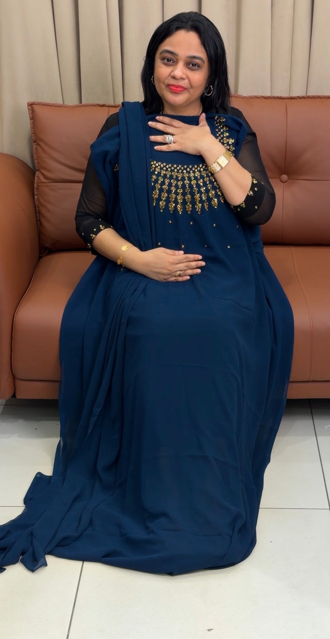 IN-HOUSE HANDWORKED UNSTITCHED SALWAR SUITS - NUWWA-2364
