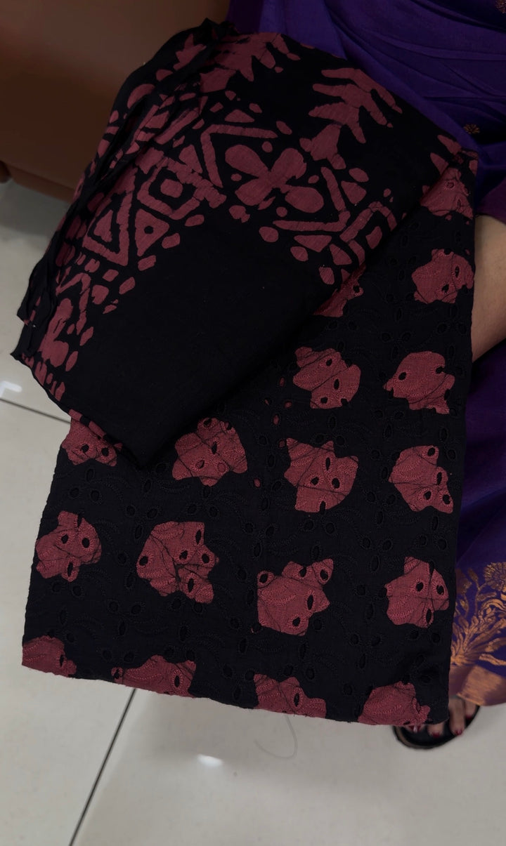 BATIK PRINTED UNDTITCHED SALWAR SUITS - NUWA-1605
