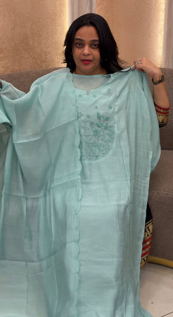 BANARASI MUL UNSTITCHED SALWAR SUITS - NUWA 2108