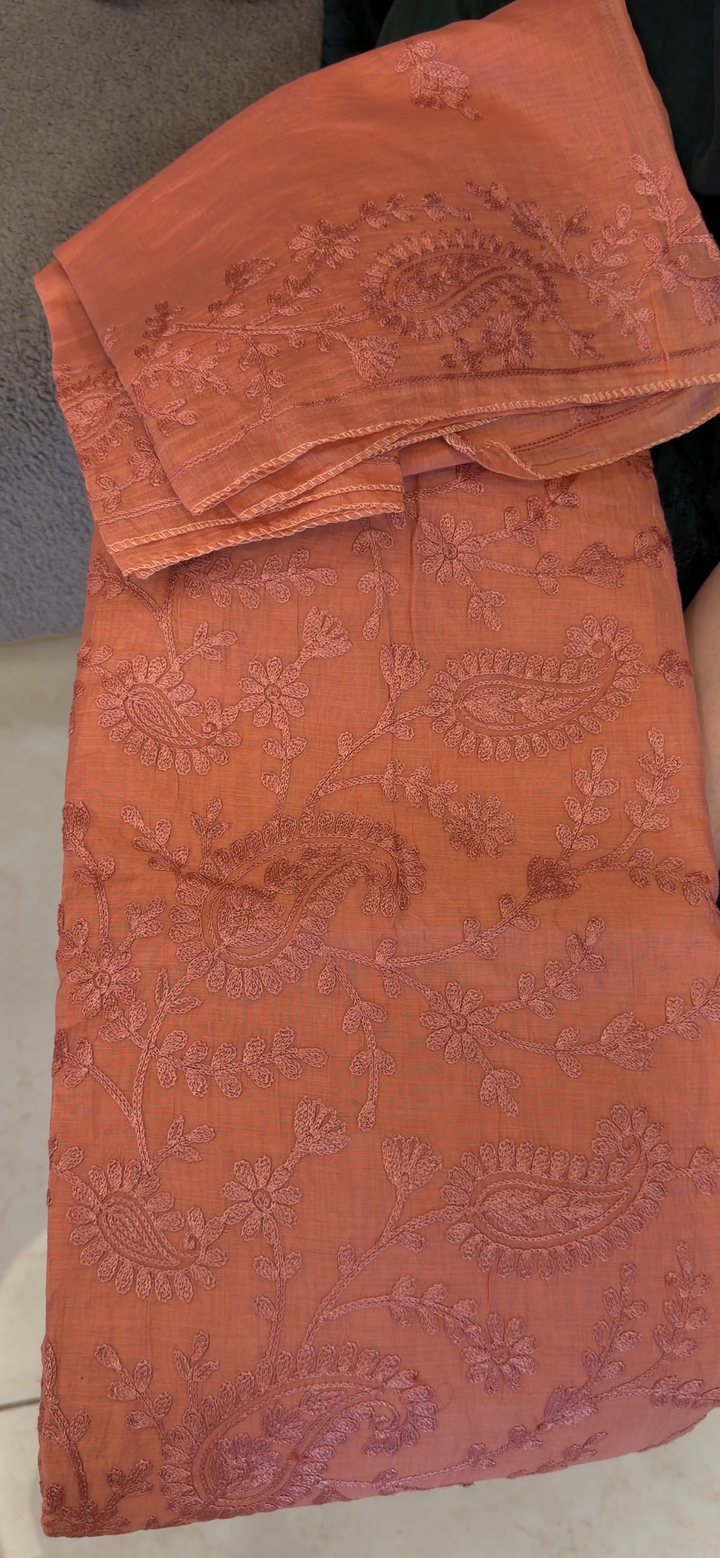 MUL CHANDERI UNSTITCHED SALWAR SUITS - NUWA - 2340
